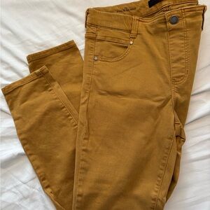 Ankle Skinny Mustard Pants